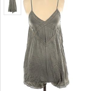 Aerie olive green romper